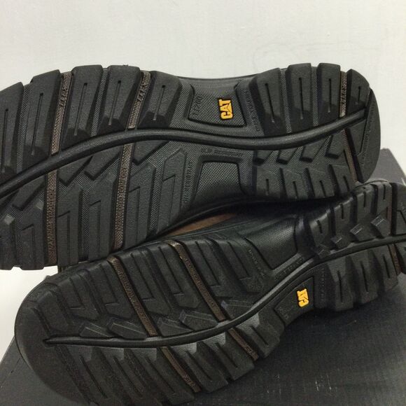 Caterpillar Work Boots Mens 8.5 M Summer Brown Drawbar Pull-On Steel Toe P91155 - Picture 9 of 10